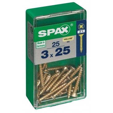 SPAX CP YELLOX 3x25mm S 