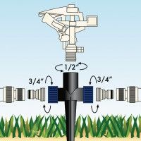 Suporte aspersor 1/2" 3/4"