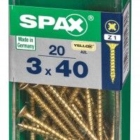 SPAX CP YELLOX 3x40mm S 