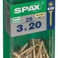 SPAX CP YELLOX 3x20mm S 