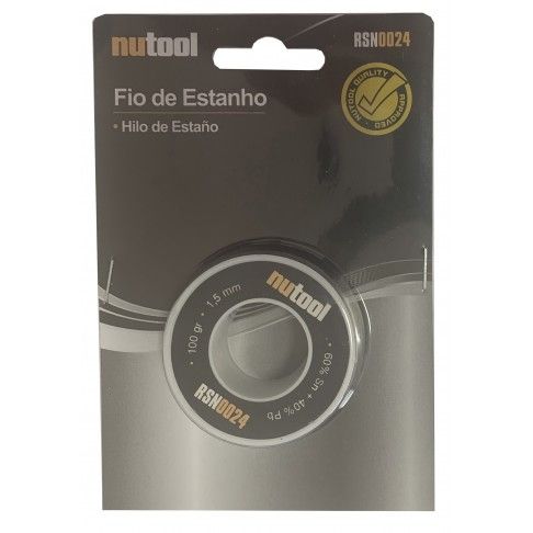 Bobine de Fio Estanho 1,5MM 100GR 60/