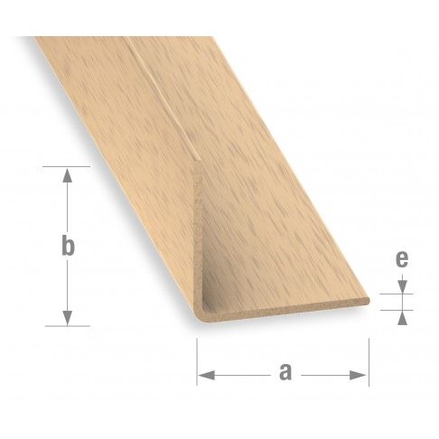 Cantoneira PVC Faia 20x20mm-1m