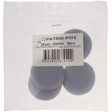 Patins Deslizantes Ptfe Adesivo  40mm 4 unidades