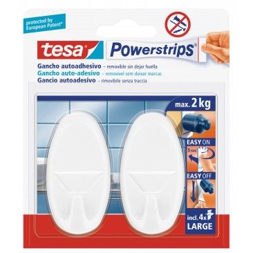 Gancho Tesa Powerstrips 2 unidades