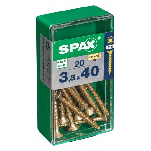 SPAX CP YELLOX 3,5x40mm S 