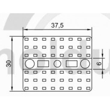 Grapas Plstico para Decking 2 Faces