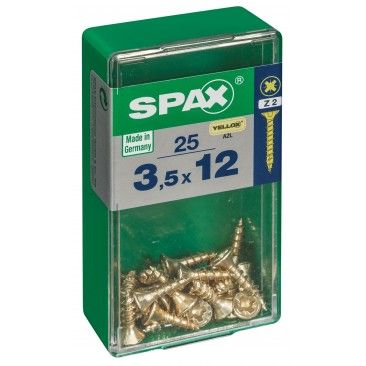 SPAX CP YELLOX 3,5x12mm S 