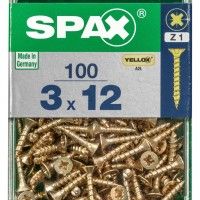 SPAX CP YELLOX 3x12 mm M