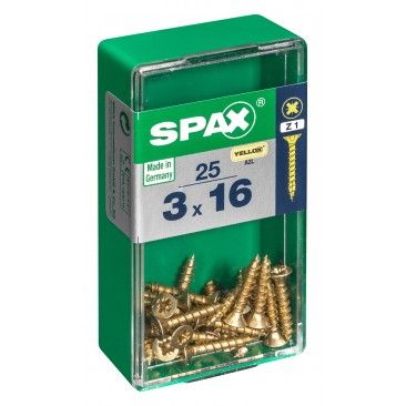 SPAX CP YELLOX 3x16mm S