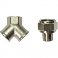 Conector 3 Vias 1/4F - 3/8 - 1/4F STANLEY