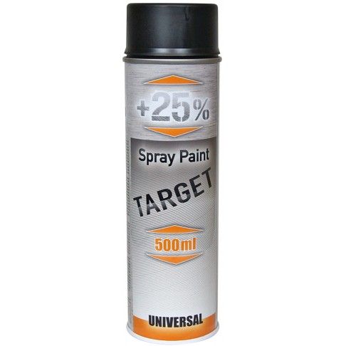 Spray Target RAL 9005 Preto Mate 500ml