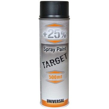 Spray Target RAL 9005 Preto Mate 500ml