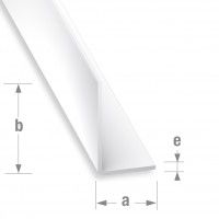 Perfil ngulo PVC Branco 19x7mm-1m