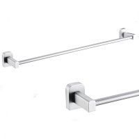 Toalheiro srie Quadrada 40cm Inox