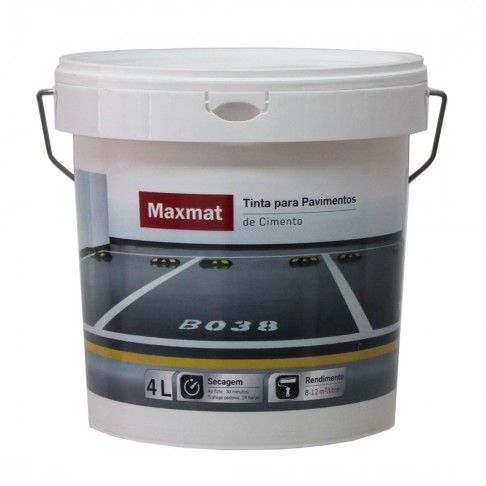 Tinta Pavimento MAXMAT Branco 4L