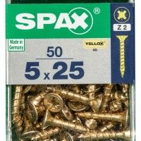 SPAX CP YELLOX 5x25mm M 