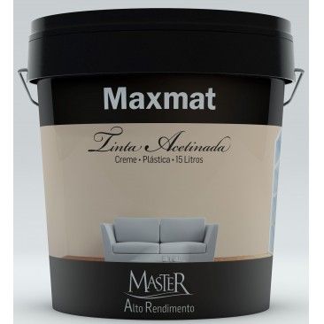 Tinta Maxmat MASTER Interior Acetinada Creme 15L