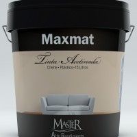 Tinta Maxmat MASTER Interior Acetinada Creme 15L