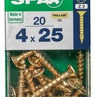 SPAX CP YELLOX 4x25mm S 