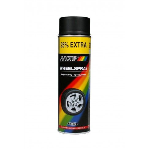 Spray Jantes Preto Mate 500ml