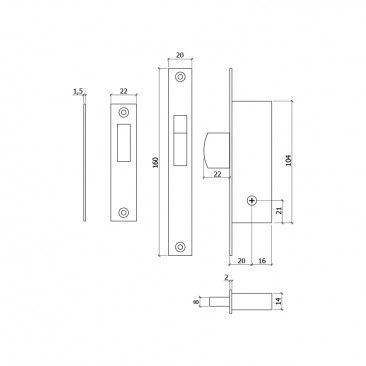 Fechadura Segurana 420 Inox