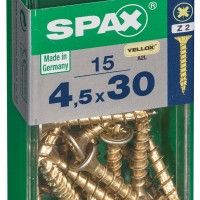 SPAX CP YELLOX 4,5x30mm S 