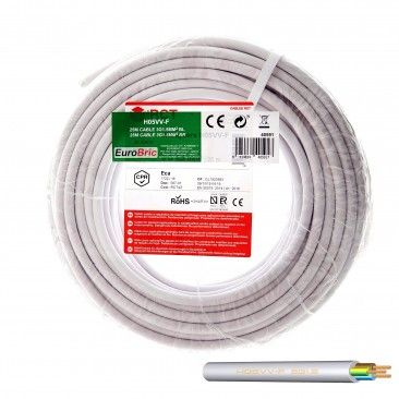 Cabo Ho5 Vv-F 3g1.5mm Branco 25m