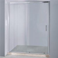 Frontal Duche Vidro Transparente 1,40m