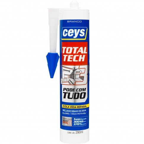 Cola e Veda Total Tech Branco 290ml