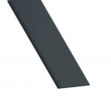 Perfil plano PVC cinzento 30x2mm - 2,6m