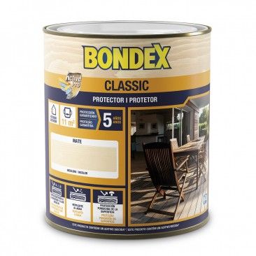 Velatura BONDEX Mate Incolor 0,75L