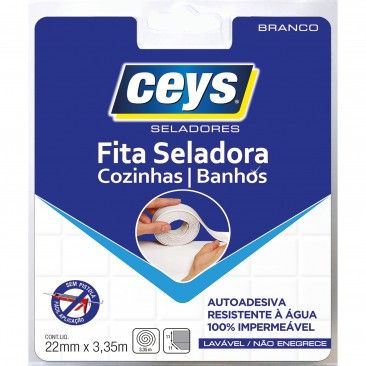 Fita Seladora Cozinhas e Banhos 22mm x 3.35m