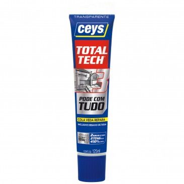 Cola e Veda Total Tech Transparente 125ml