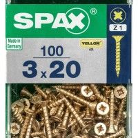 SPAX CP YELLOX 3x20mm M