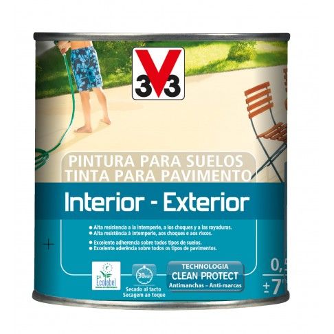 Tinta Pavimento Interior/Exterior Cinza Escuro 0,5L