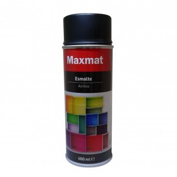 Spray Maxmat RAL 9005 Preto Acetinado