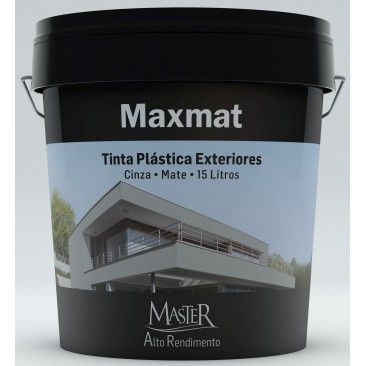 Tinta MASTER Exterior Mate Cinza 15L