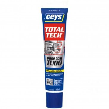 Cola e Veda Total Tech Branco 125ml