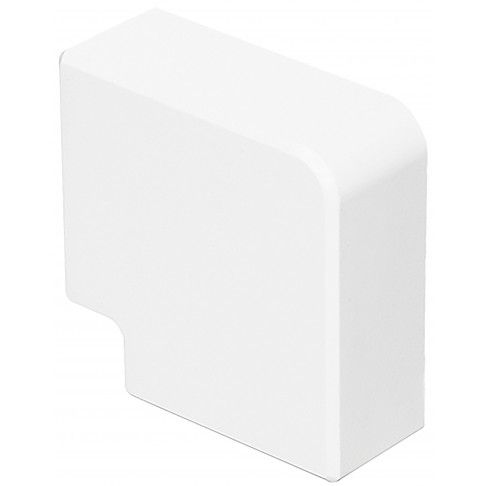 ngulo Plano para Calha 16x10mm Branco