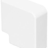 ngulo Plano para Calha 16x10mm Branco