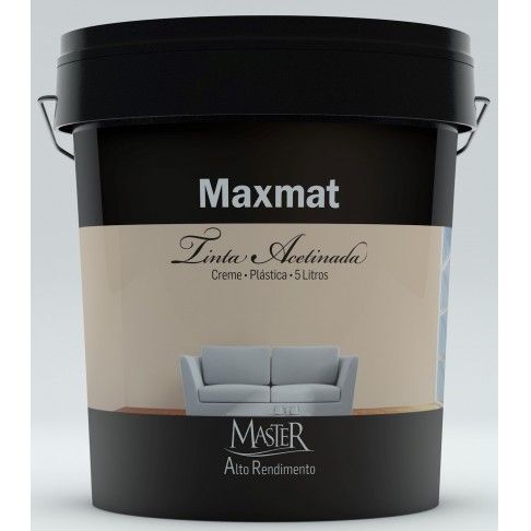 Tinta Maxmat MASTER Interior Acetinada Creme 5L