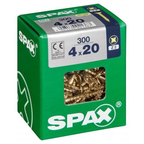 SPAX CP YELLOX 4x20mm L 