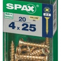 SPAX CP YELLOX 4x25mm S 