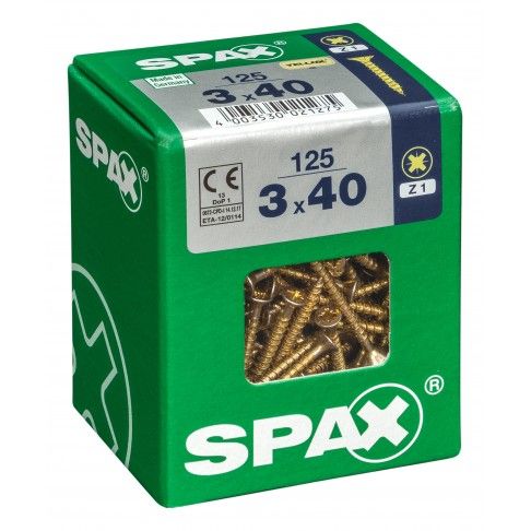 SPAX CP YELLOX 3x40mm L 