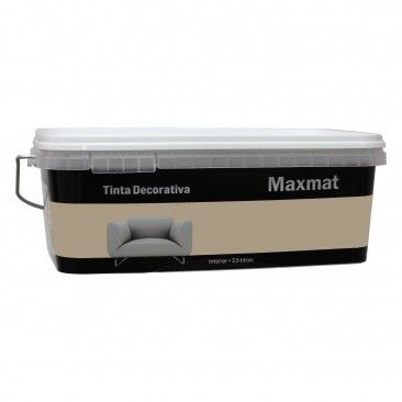 Tinta Decorativa Maxmat Castanho Timor 2,5L