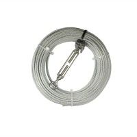 Cabo Ao Revestido 2/3mm 2+1 Inox; 25m