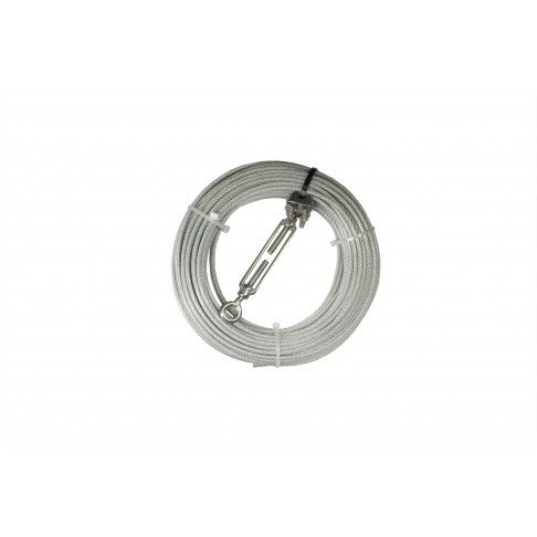 Cabo Ao Revestido 2/3mm 2+1 Inox; 25m