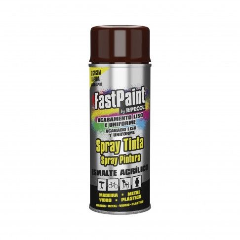 Spray FASTPAINT Ral 8014 Castanho 400ml