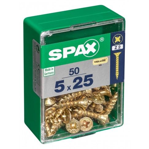 SPAX CP YELLOX 5x25mm M 