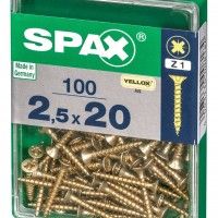 SPAX CP YELLOX 2,5x20mm M